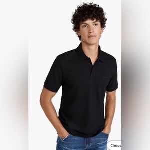 BOSS Men’s Regular Fit Polo Shirt Pima Cotton Black , XXL